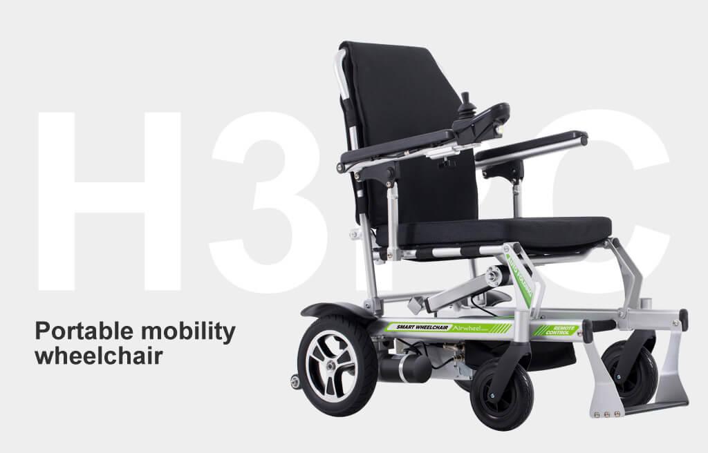 Airwheel H3PC Best Folding Electric Wheelchair - Pogo Cycles available in cycle to work