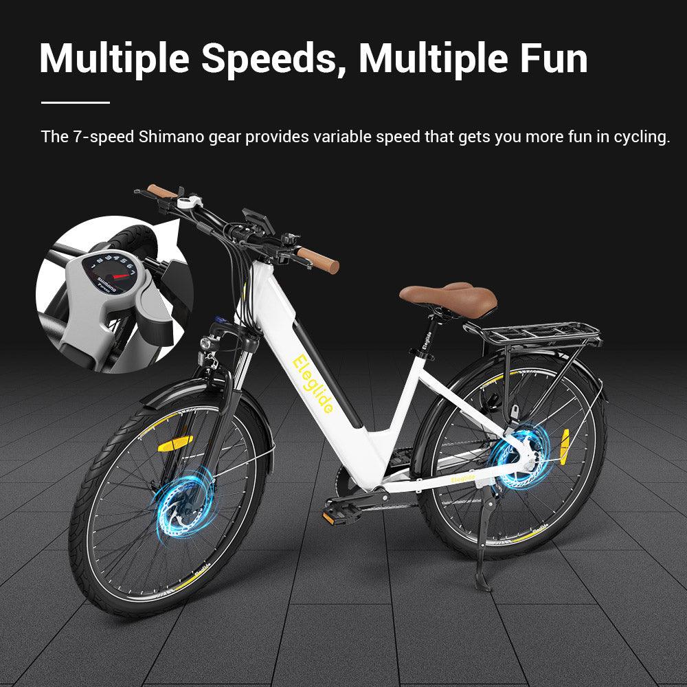 ELEGLIDE T1 STEP-THRU Electric Bike - Pogo Cycles available in cycle to work