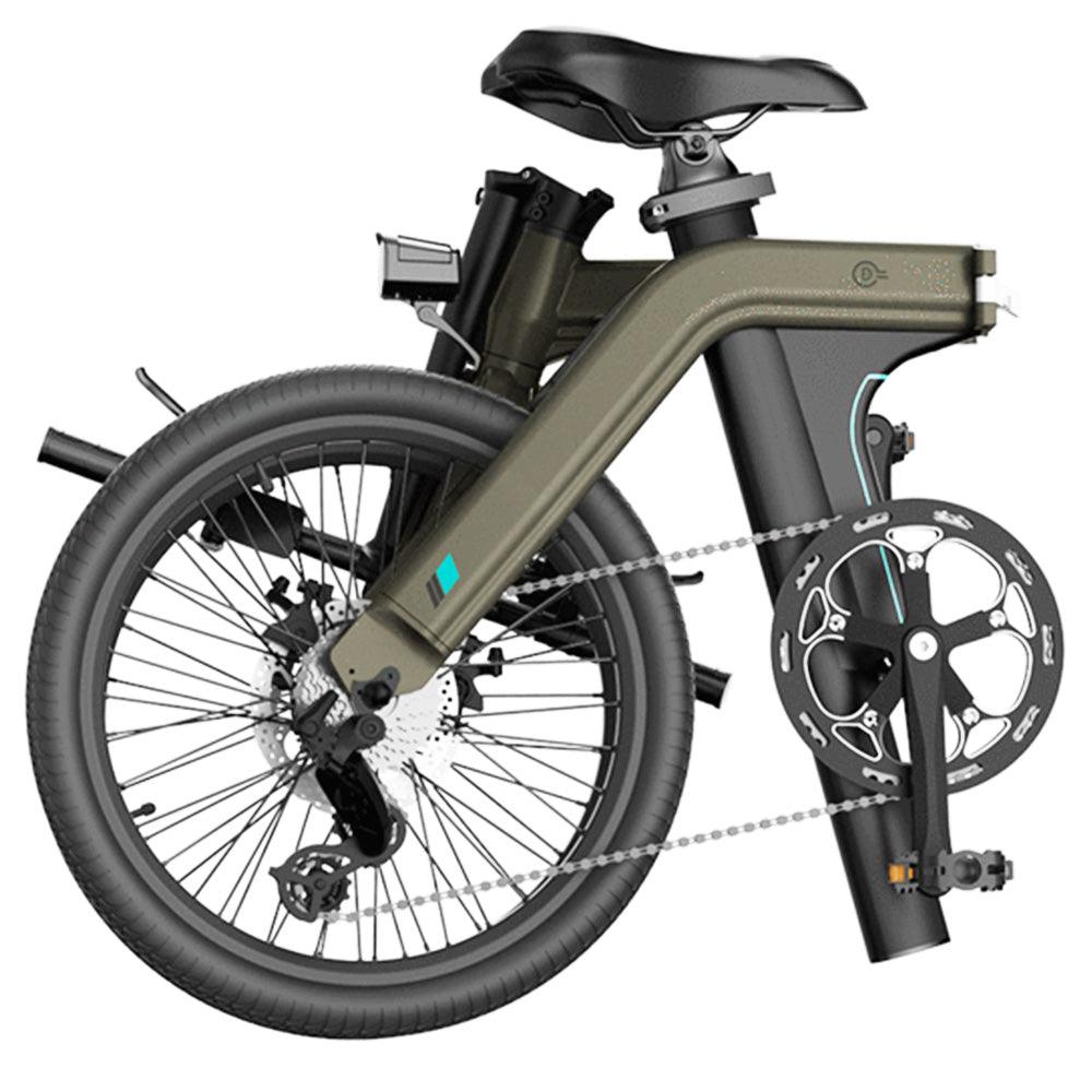 FIIDO D21 Folding Electric Bike with mudguard and light - Pogo Cycles available in cycle to work