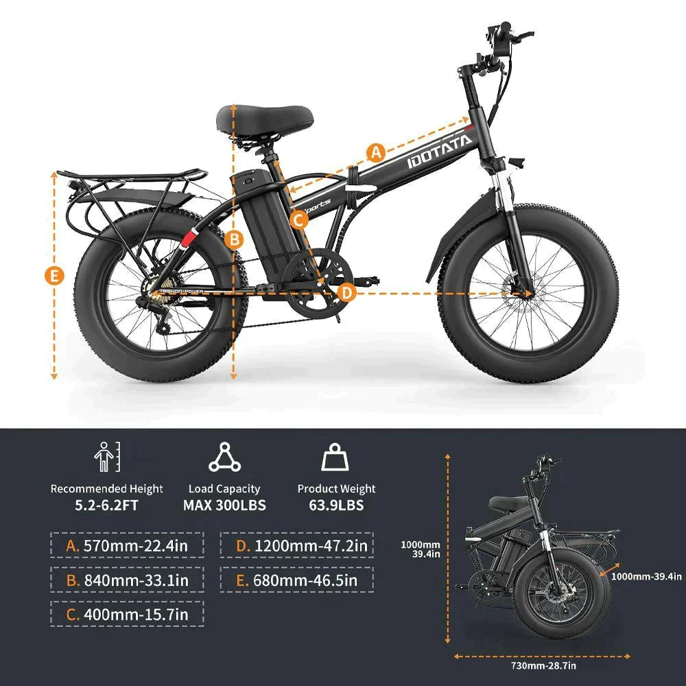 IDOTATA G20 Pro Electric Bike-Preorder - Pogo Cycles available in cycle to work