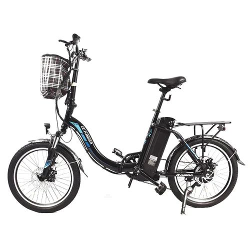 KAISDA K7 Folding Electric Moped Bike - Pogo Cycles available in cycle to work