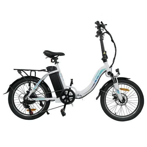 KAISDA K7 Folding Electric Moped Bike - Pogo Cycles available in cycle to work