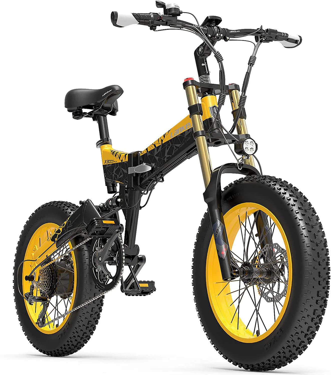 Lankeleisi X3000 Plus-UP 20 Inch 4.0 Fat Tire Snow Bike - Pogo Cycles available in cycle to work