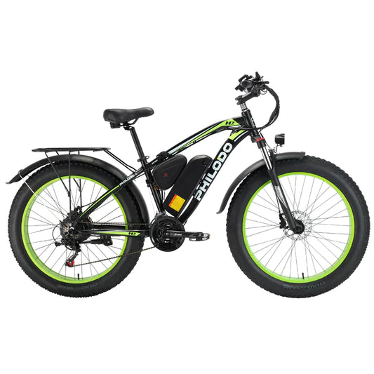 PHILODO H7 Pro All-Terrain Electric Fat Bike 26 Inch - Pogo Cycles available in cycle to work