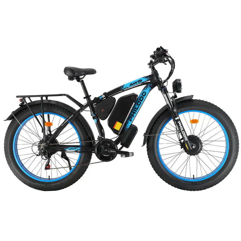 PHILODO H8 Dual Motor electric Bike cargo - Pogo Cycles available in cycle to work