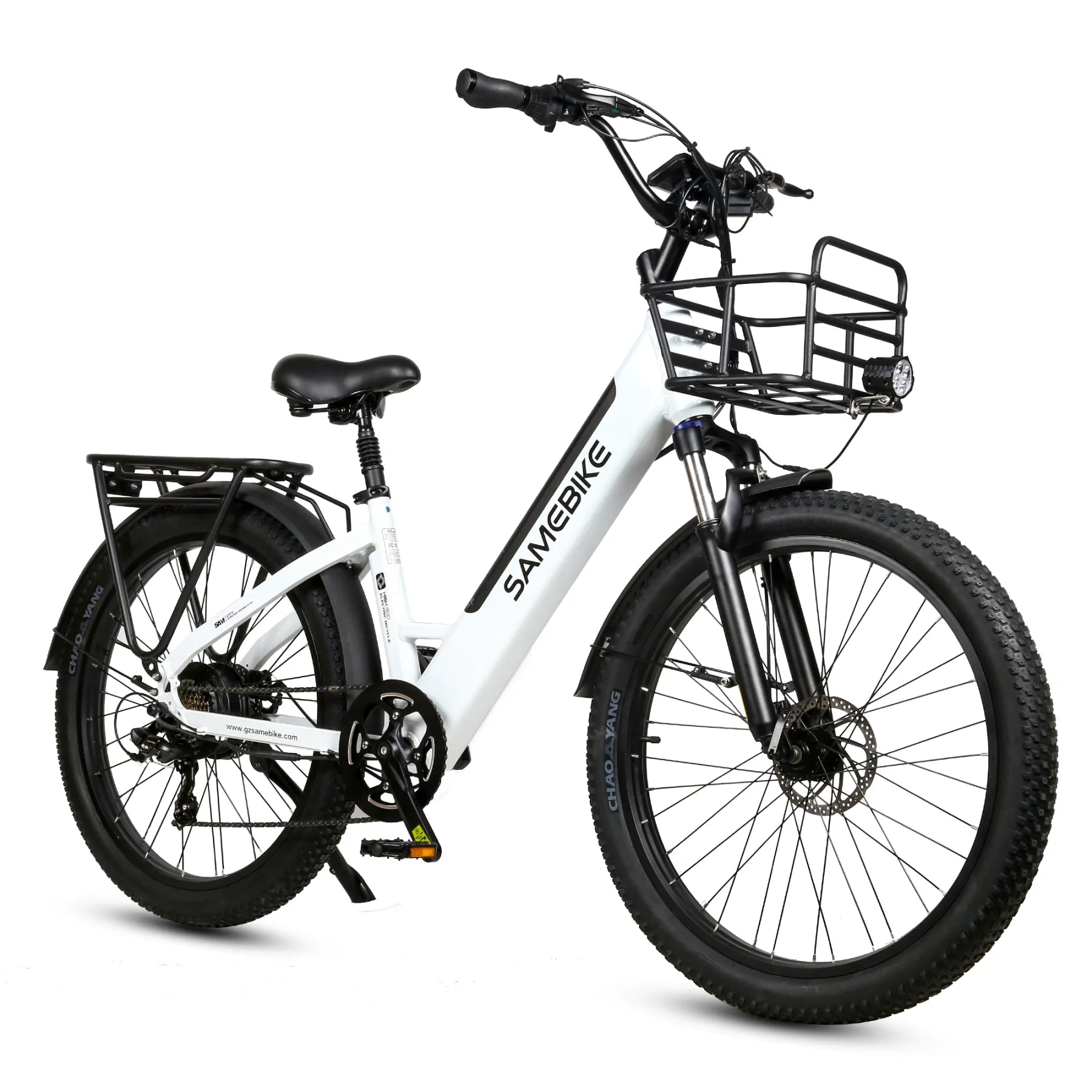 SAMEBIKE RS-A01 Fat Tire Electric City Bike - Pogo Cycles available in cycle to work