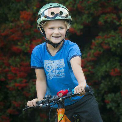 V-Mini Hornit Lids Kids Bike Helmet Military M - Pogo Cycles available in cycle to work